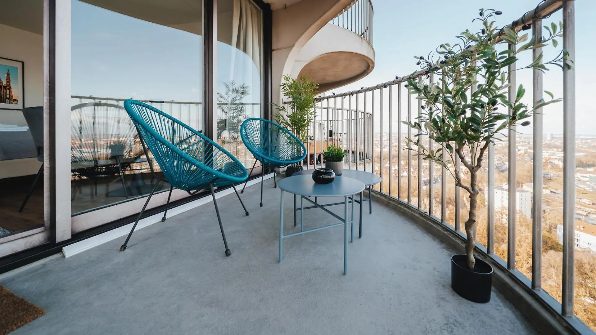 Studio Cloud 21 Augsburgs Atemberaubendster Ausblick Apartment